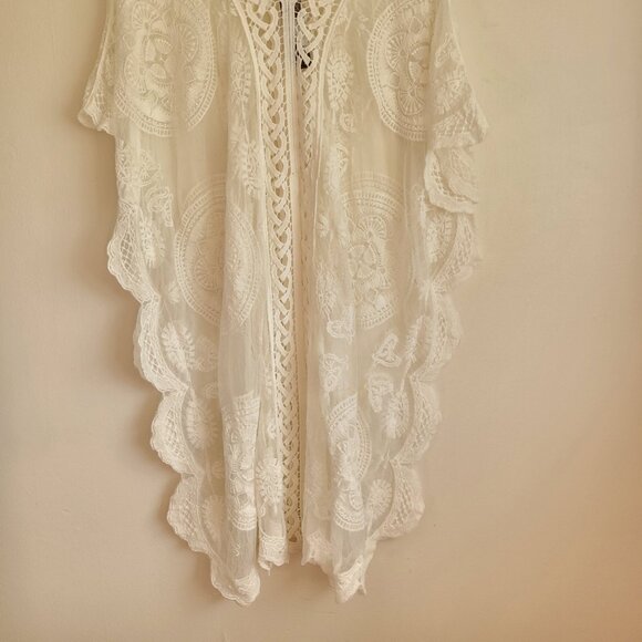 Accessory St New York Women Top Blouse summer Plus One size White - Picture 3 of 10